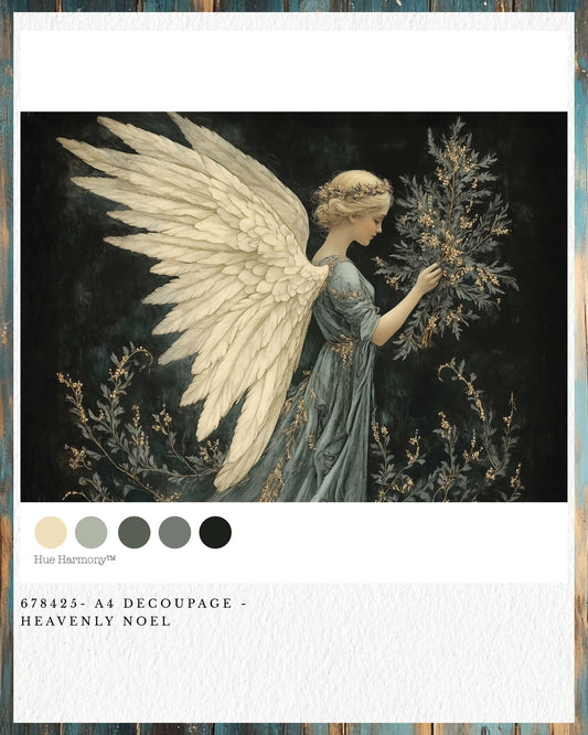 Heavenly Noel A4 Decoupage