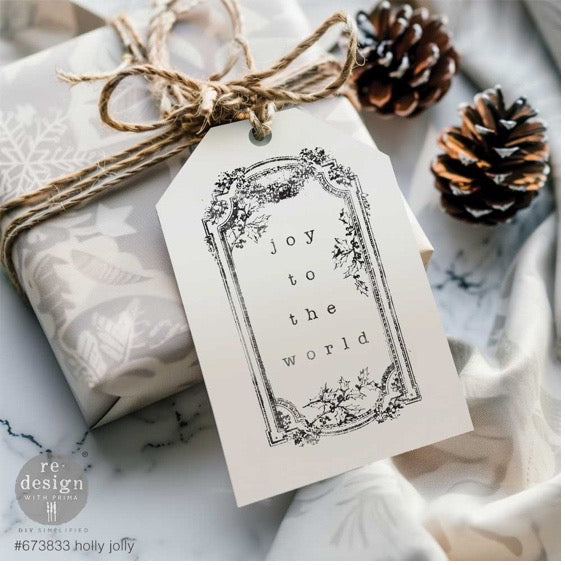 Holly Jolly Decor Clear Stamp