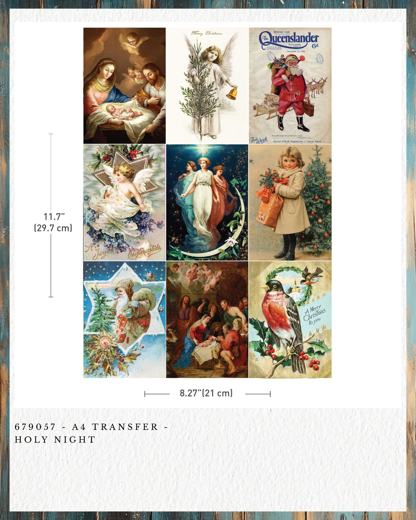 Holy Night A4 Transfer