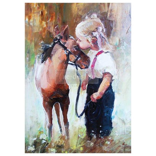 Gentle Friends Decoupage Rice Paper