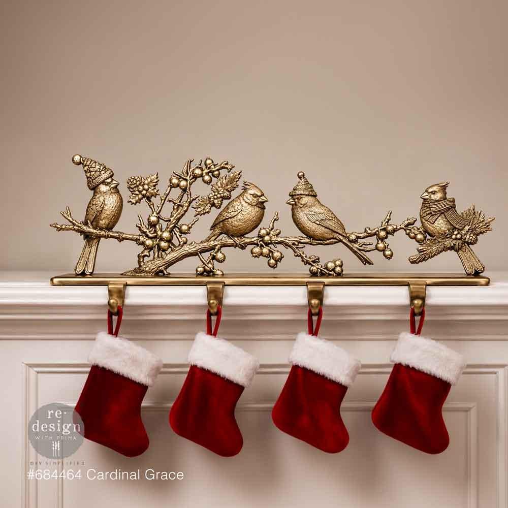 Cardinal Grace Silicone Mold – Christmas Furniture Casting & Crafts - Redesign With Prima