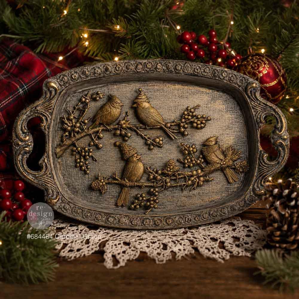 Cardinal Grace Silicone Mold – Christmas Furniture Casting & Crafts - Redesign With Prima