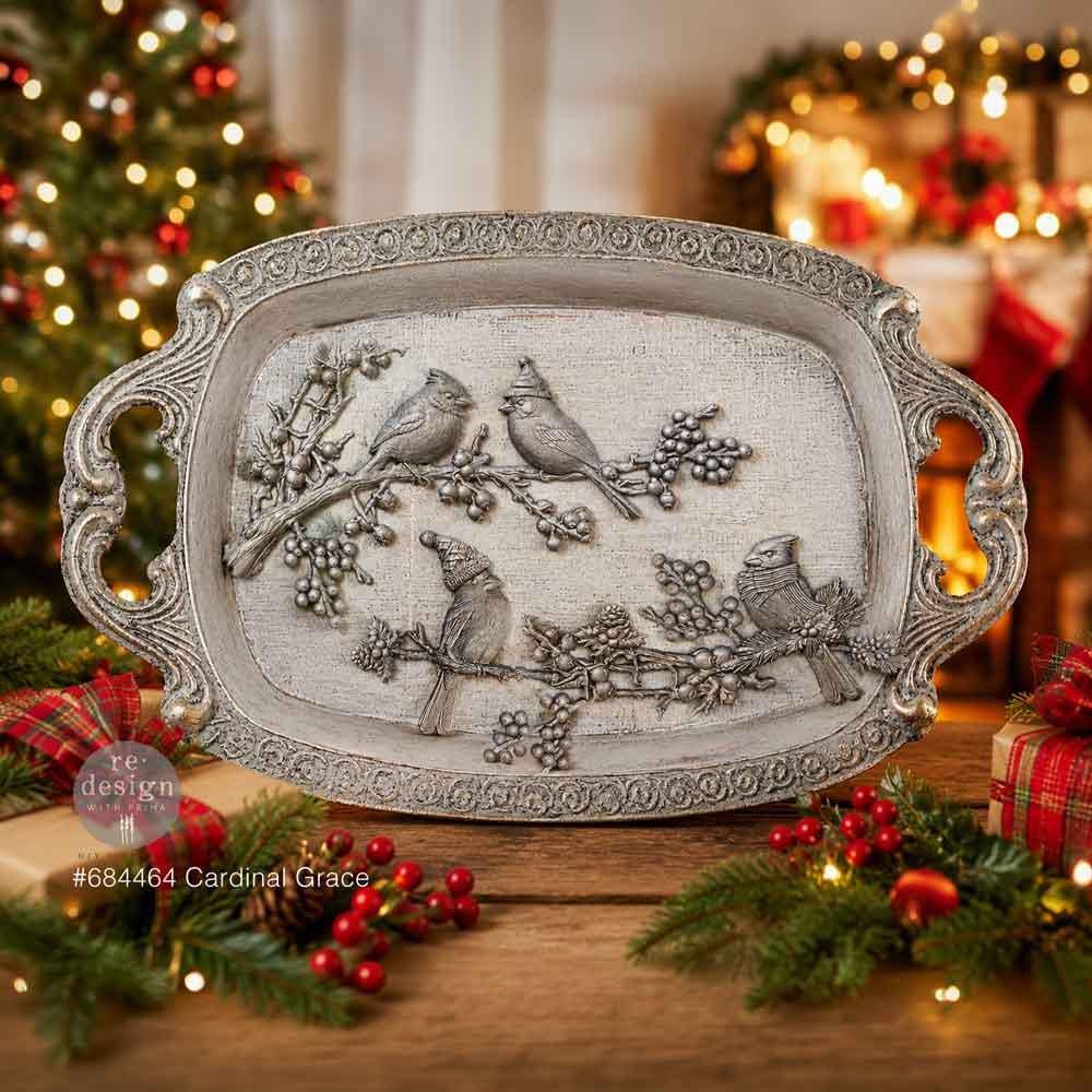 Cardinal Grace Silicone Mold – Christmas Furniture Casting & Crafts - Redesign With Prima