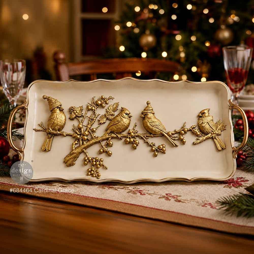 Cardinal Grace Silicone Mold – Christmas Furniture Casting & Crafts - Redesign With Prima