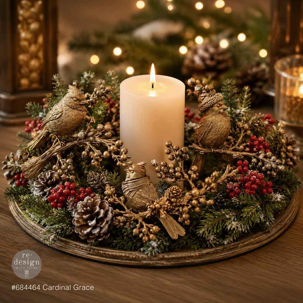 Cardinal Grace Silicone Mold – Christmas Furniture Casting & Crafts - Redesign With Prima