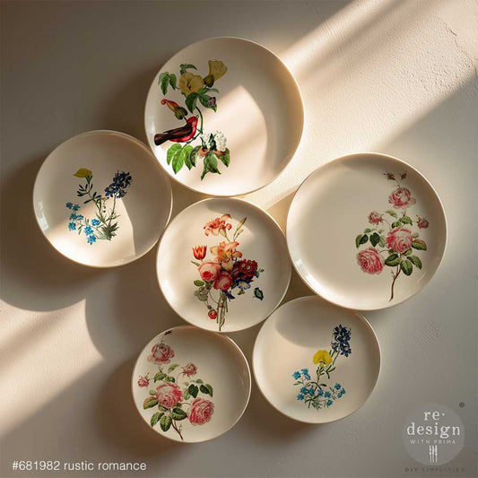 Rustic Romance H2O Transfers Single Sheet Gold