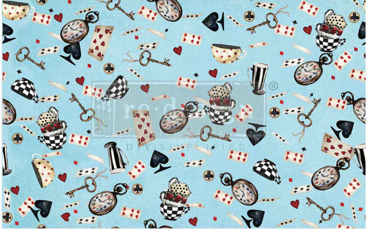 Wonderland Whimsy Decoupage Decor Tissue Paper